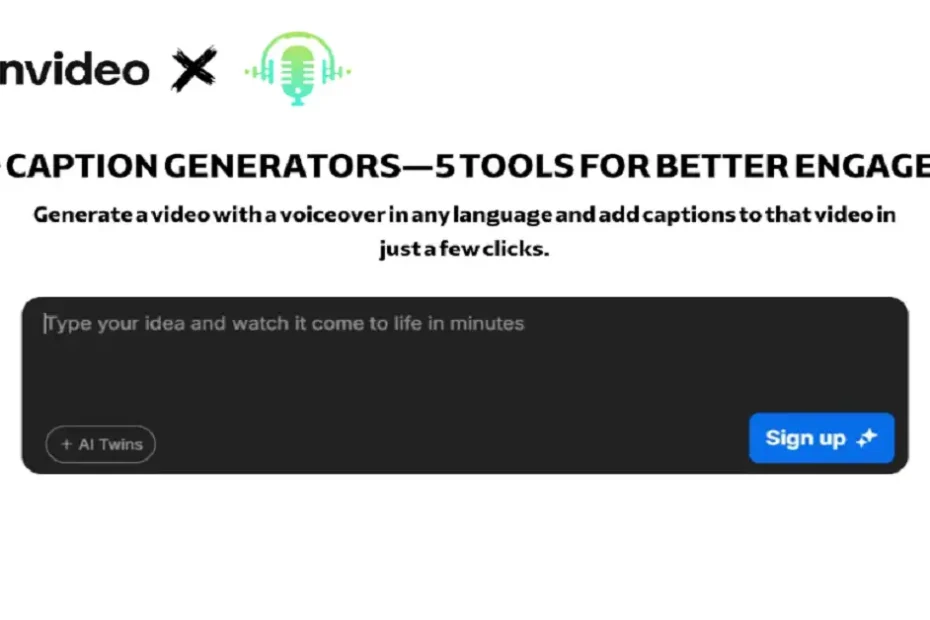 AI caption generator
