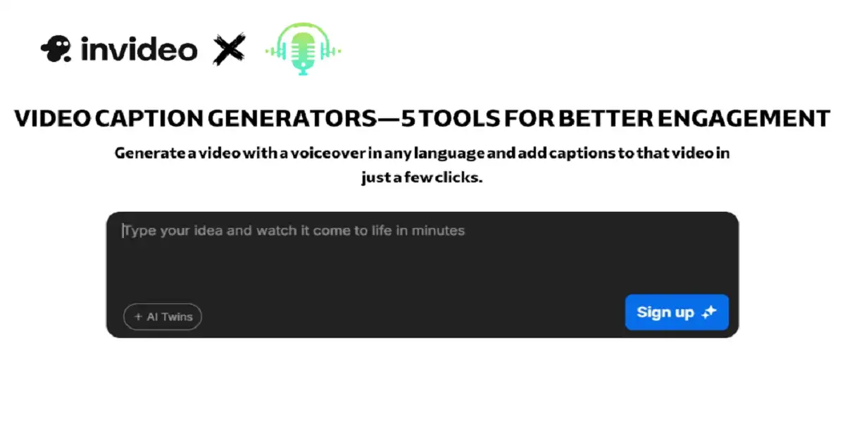 AI caption generator